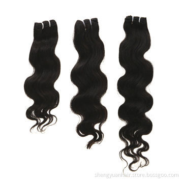 Unprocessed 6A Peruvian Virgin Body Wave Human Hair Extension, 3pcs Lot